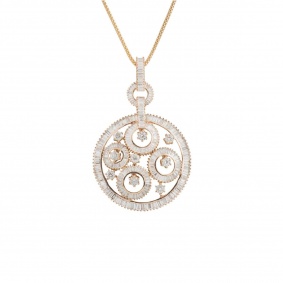 Rose Gold Diamond Pendant